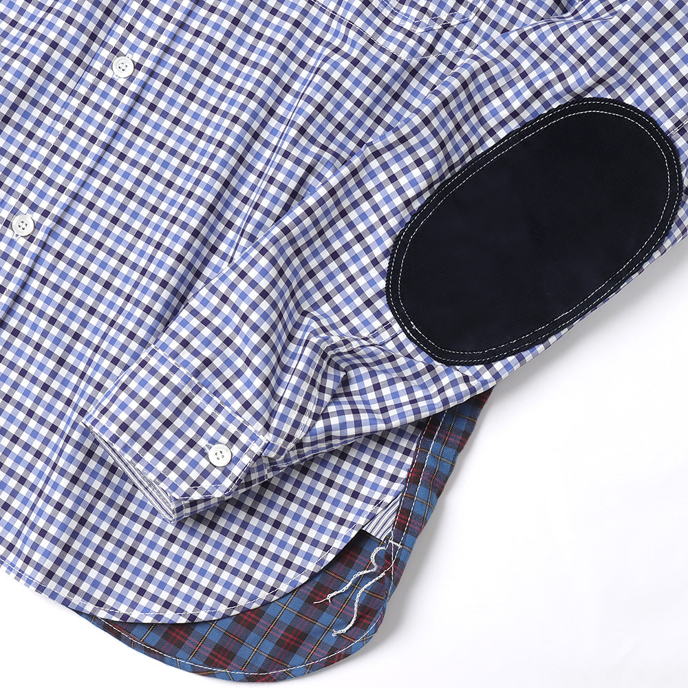 Cotton gingham check x cotton wool tartan check B006