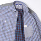 Cotton gingham check x cotton wool tartan check B006