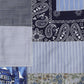 Cotton stripe x patchwork mix