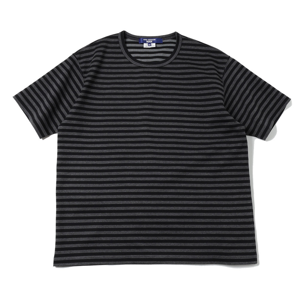 Cotton nylon jersey striped T016