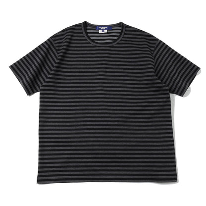 Cotton nylon jersey striped T016