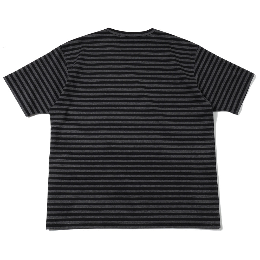 Cotton nylon jersey striped T016