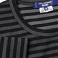 Cotton nylon jersey striped T016