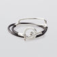 Open ID Double Leather Bracelet