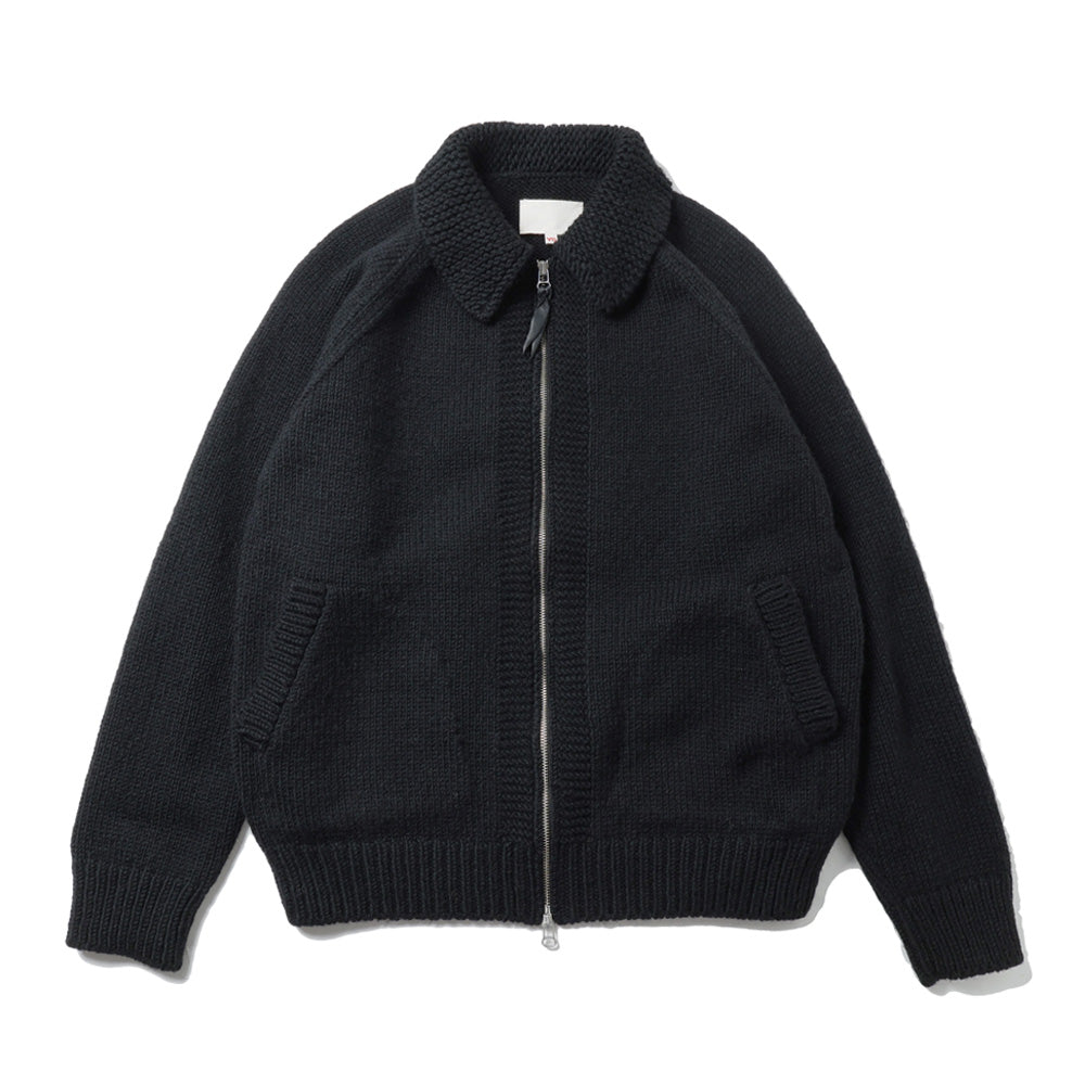 KNIT ZIP BLOUSON