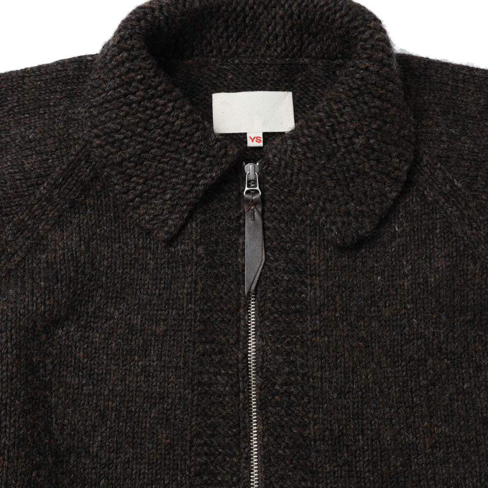 KNIT ZIP BLOUSON