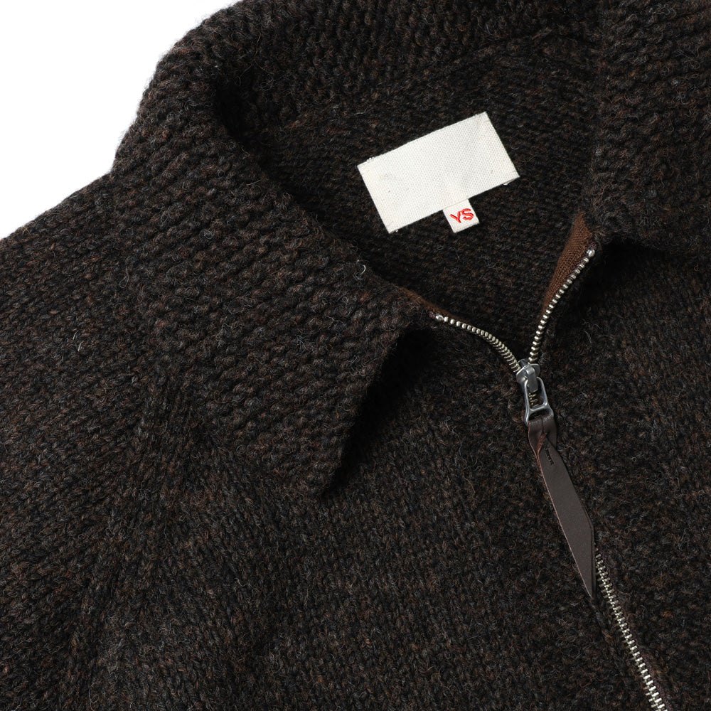 KNIT ZIP BLOUSON