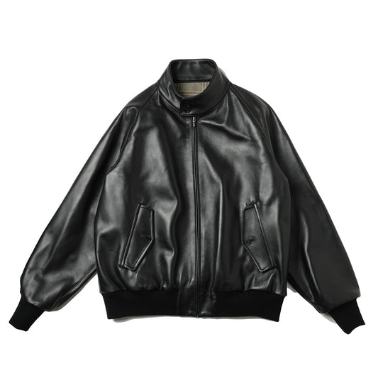 Leather Harrington Jacket