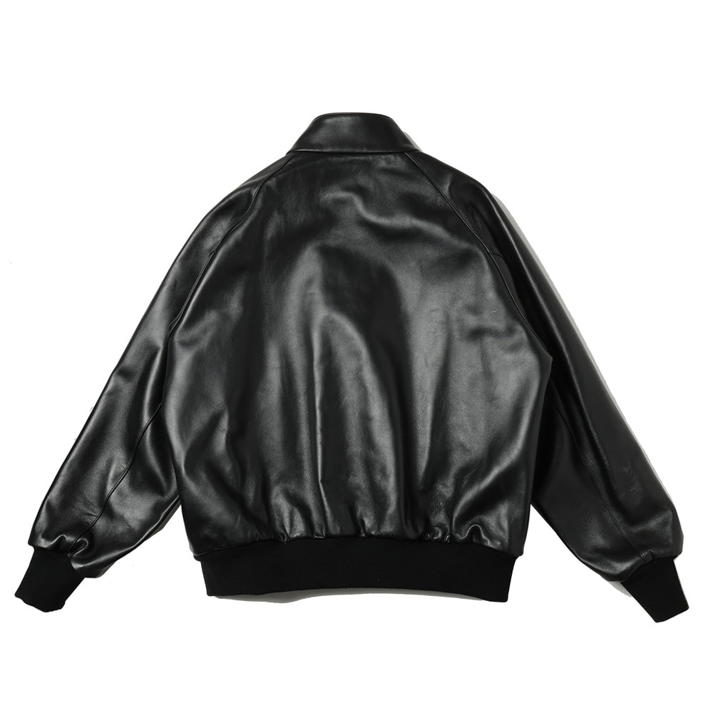 Leather Harrington Jacket