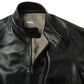 Leather Harrington Jacket
