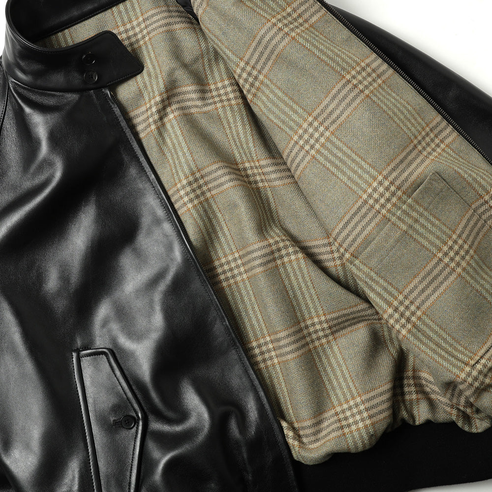 Leather Harrington Jacket