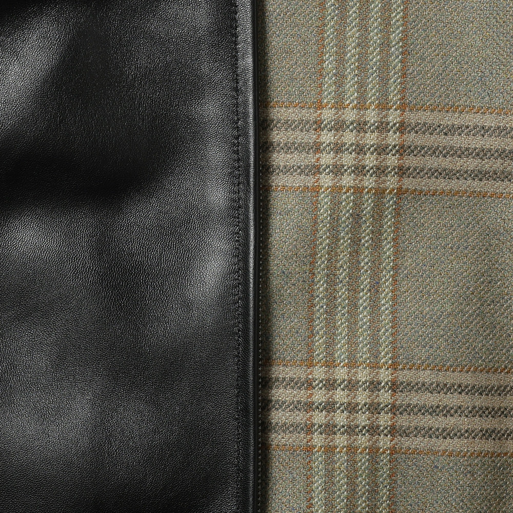Leather Harrington Jacket