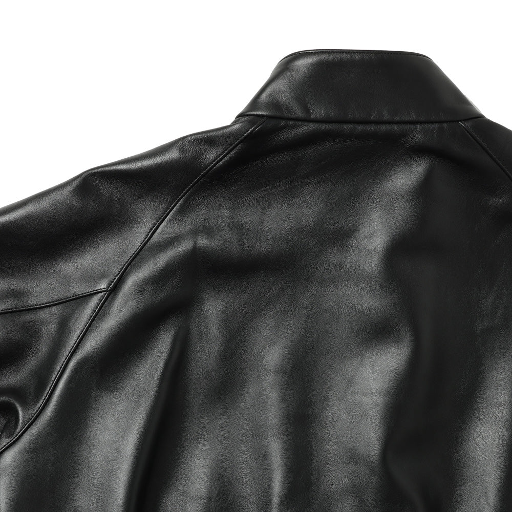 Leather Harrington Jacket