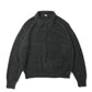 Brushed Cashmere Middle Gauge Polo Collar Sweater