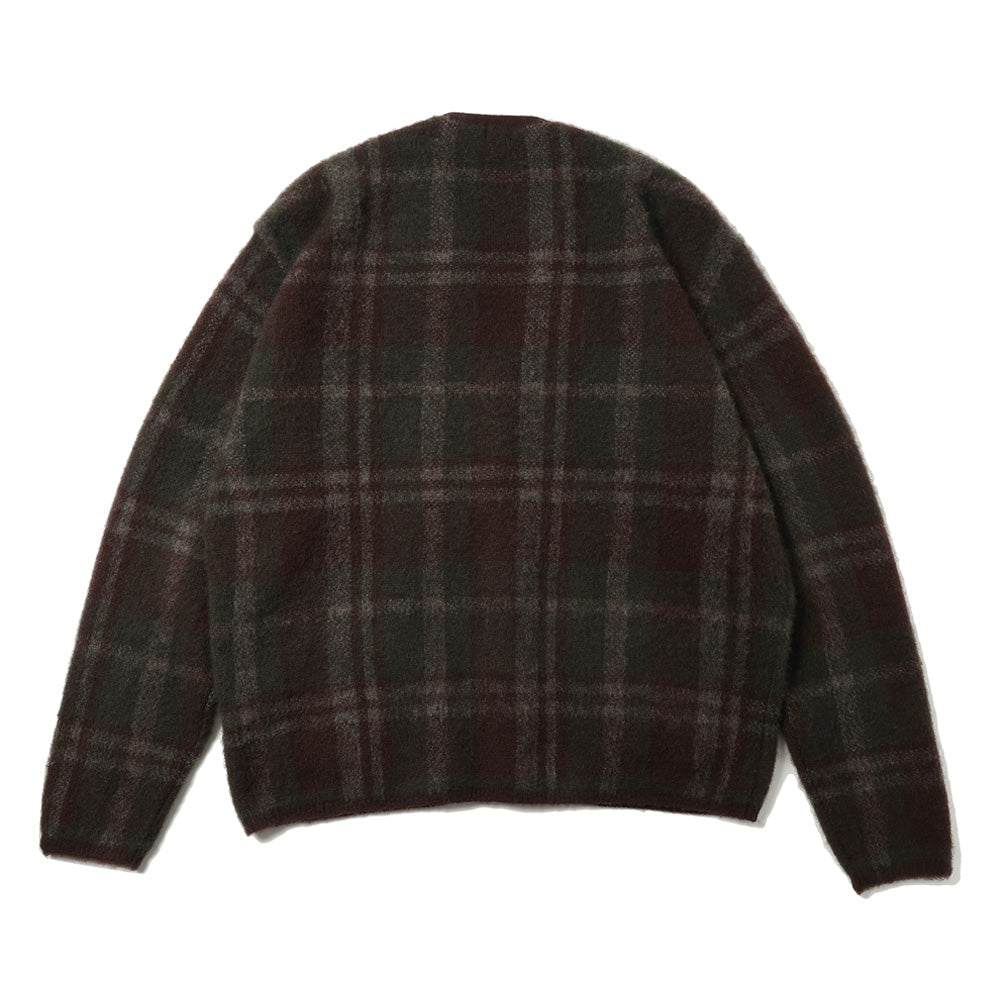 Brushed Cashmere Middle Gauge Cardigan