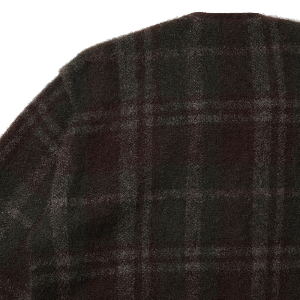 Brushed Cashmere Middle Gauge Cardigan