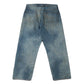 No.37 Washed Wide Denim Pants