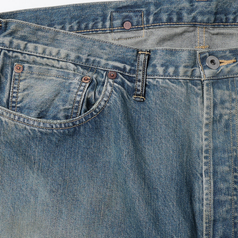 No.37 Washed Wide Denim Pants
