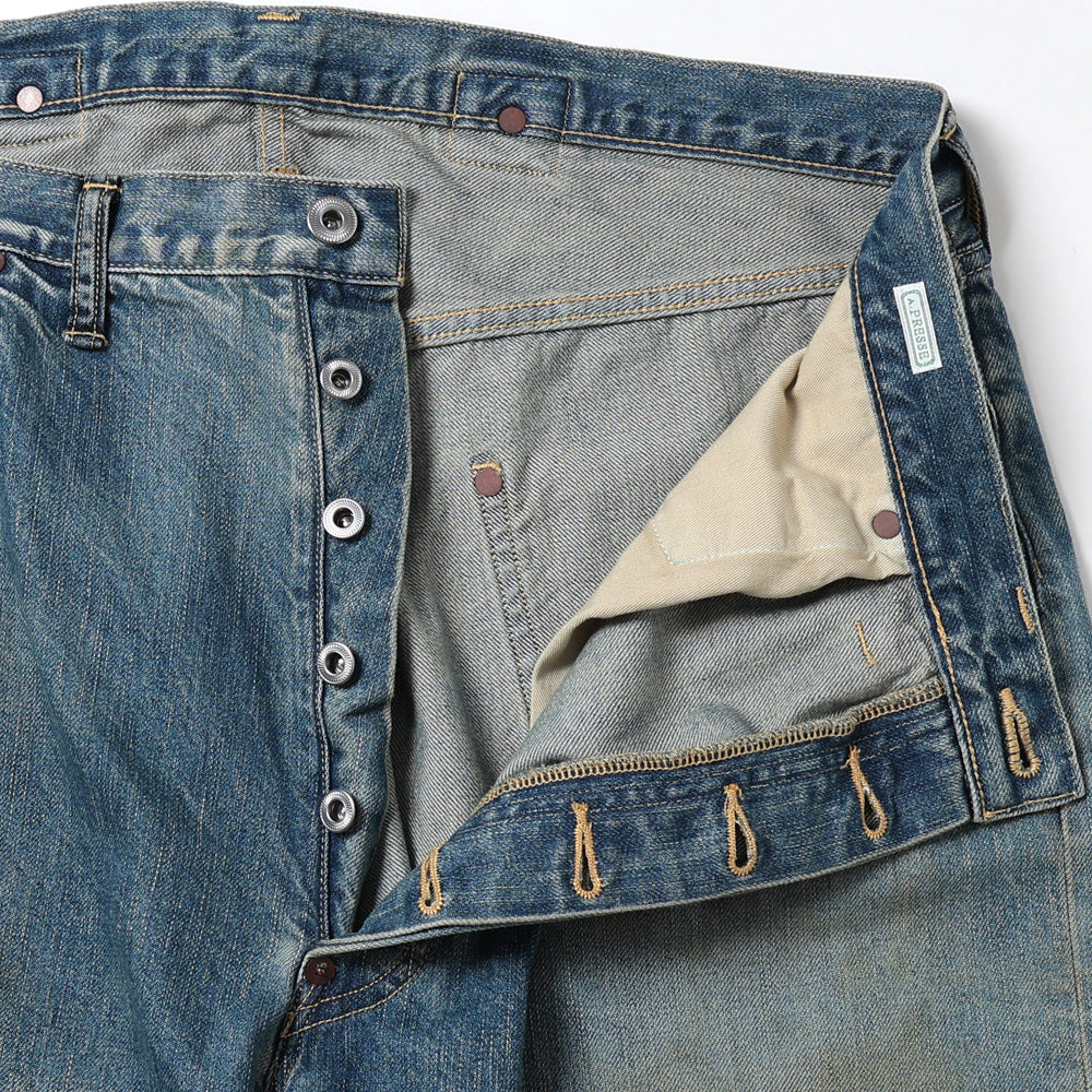 A.PRESSE (ア プレッセ) No.37 Washed Wide Denim Pants 26AAP-04-21