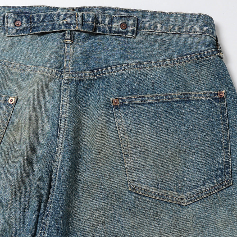 No.37 Washed Wide Denim Pants