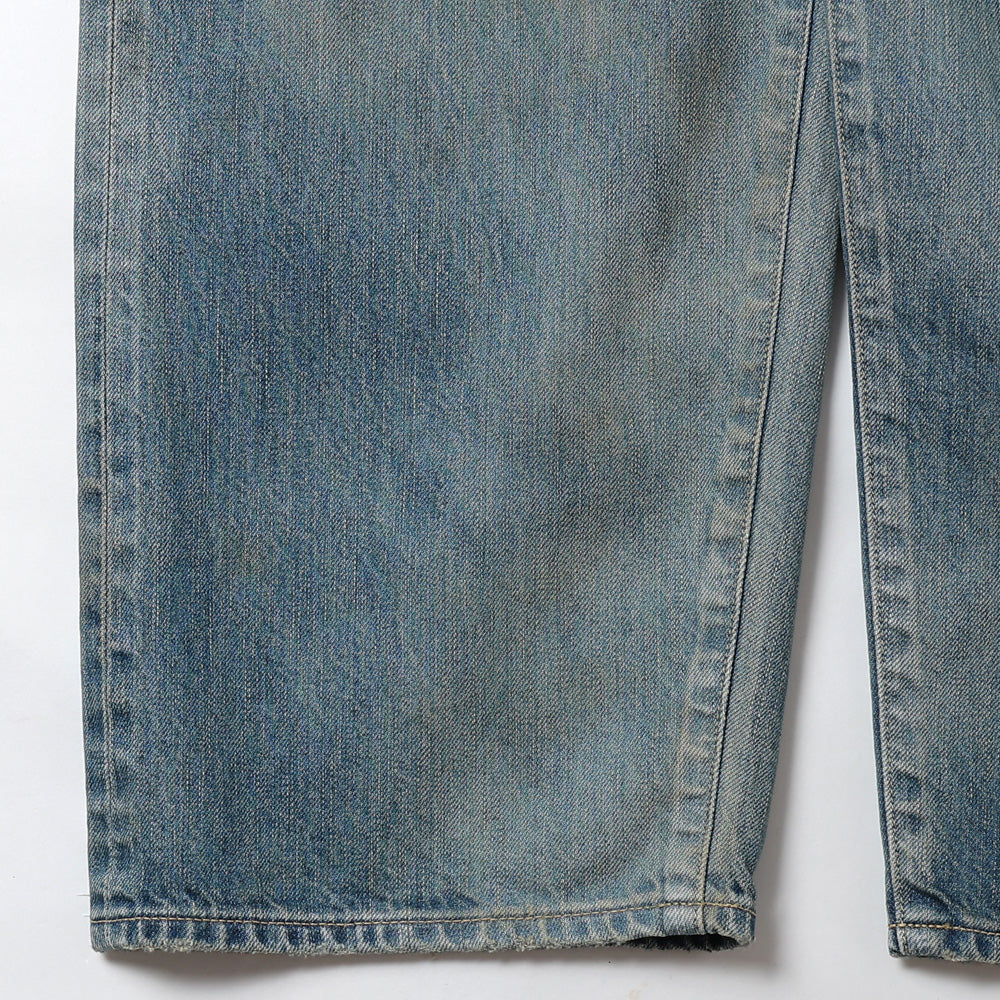 No.37 Washed Wide Denim Pants