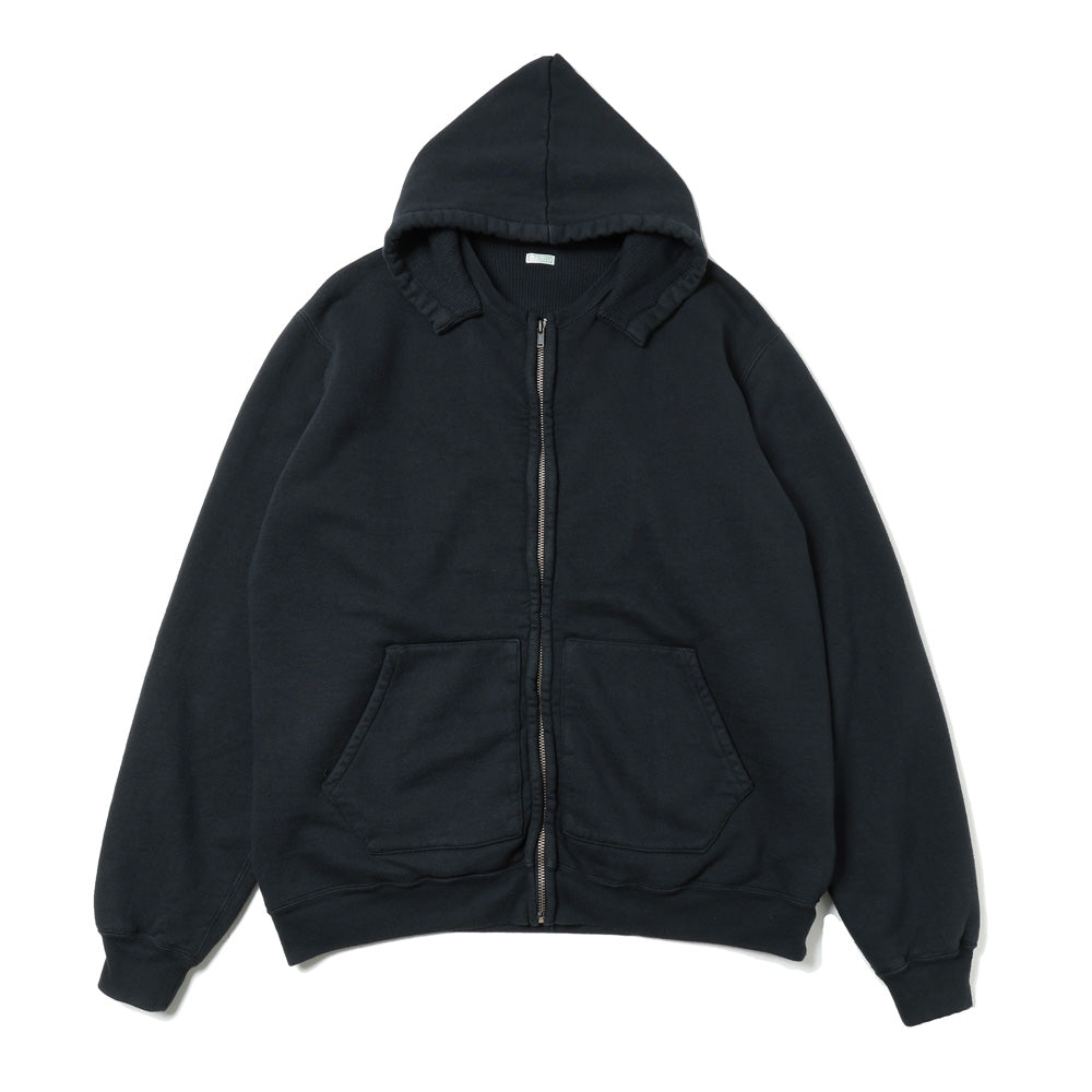 Vintage Attached Hood Zip Parka