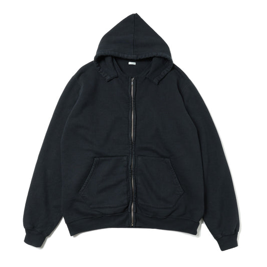 Vintage Attached Hood Zip Parka