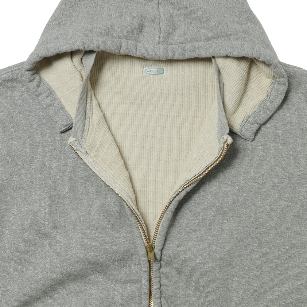 Vintage Attached Hood Zip Parka