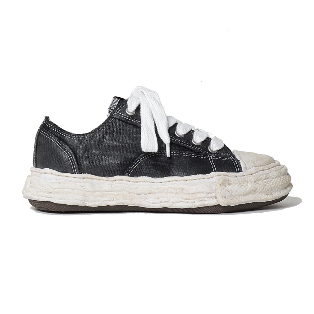 (PETERSON23) OG Sole Brushed Twill Low-top Sneaker BLACK