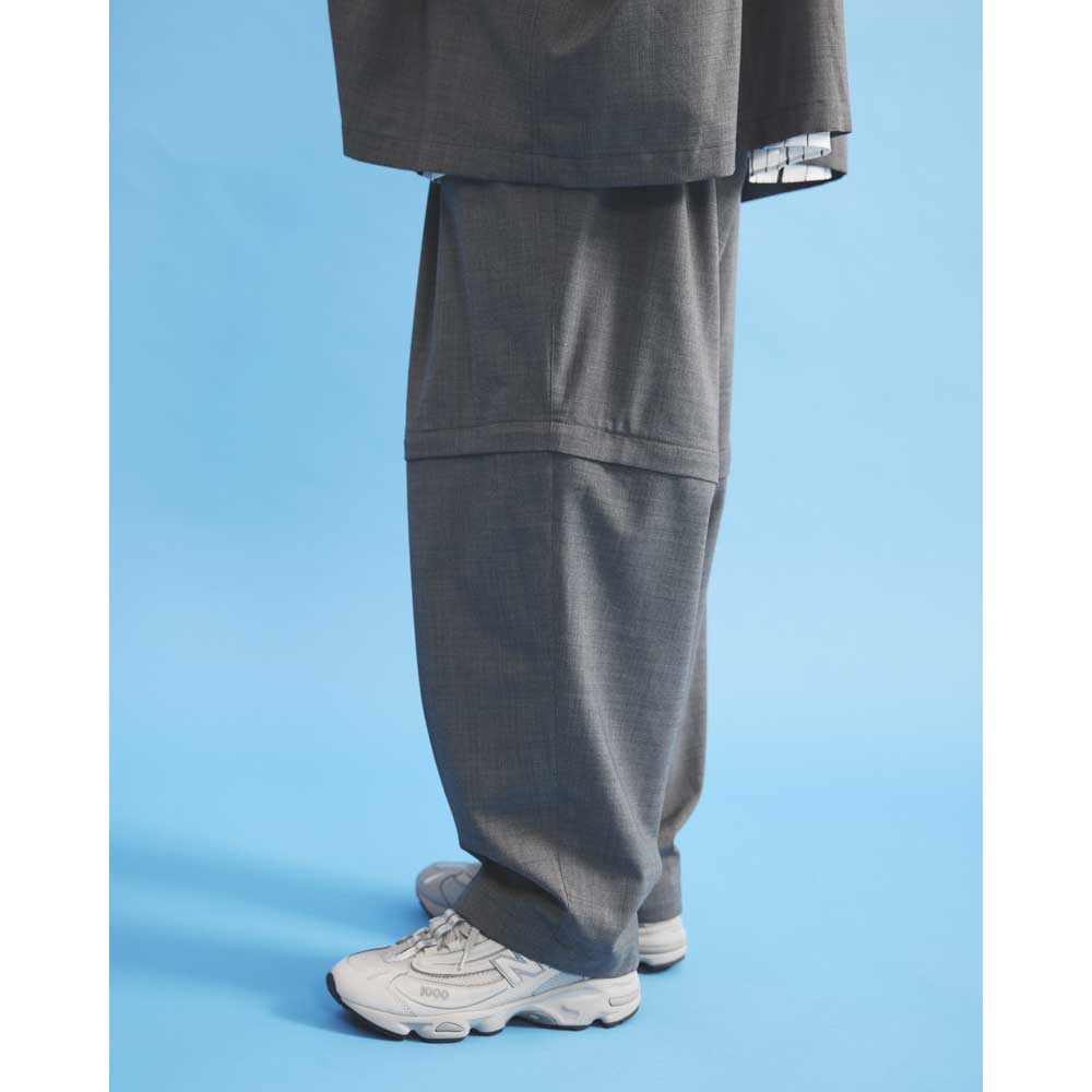 DETACHABLE S WOOL PANTS