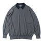 High Gauge L/S Striped Polo Shirts