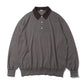 High Gauge L/S Striped Polo Shirts