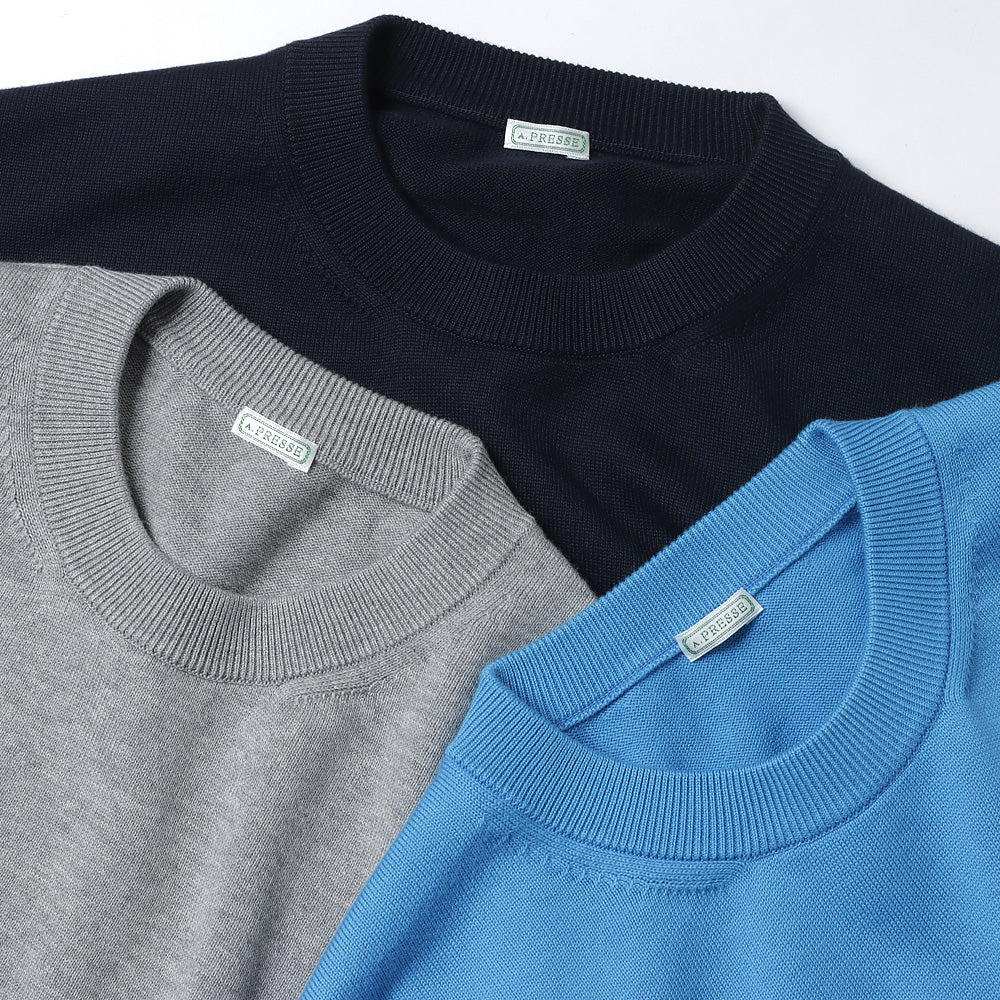 A.PRESSE (ア プレッセ) Cotton knit L/S T-Shirt 24SAP-03-06K (24SAP 