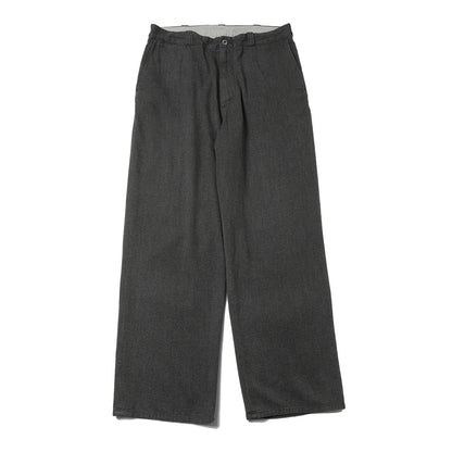 Vintage Black Chambray Work Pants