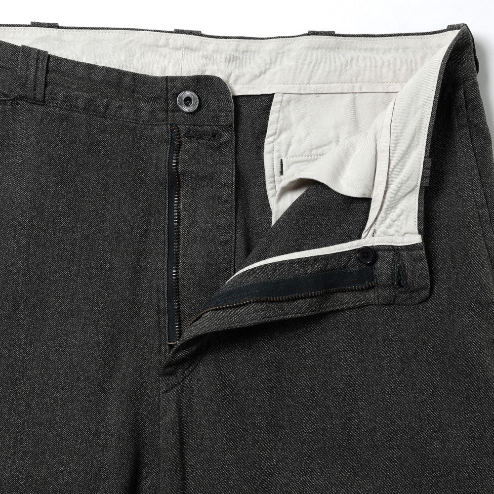 A.PRESSE (ア プレッセ) Vintage Black Chambray Work Pants 26SAP-04