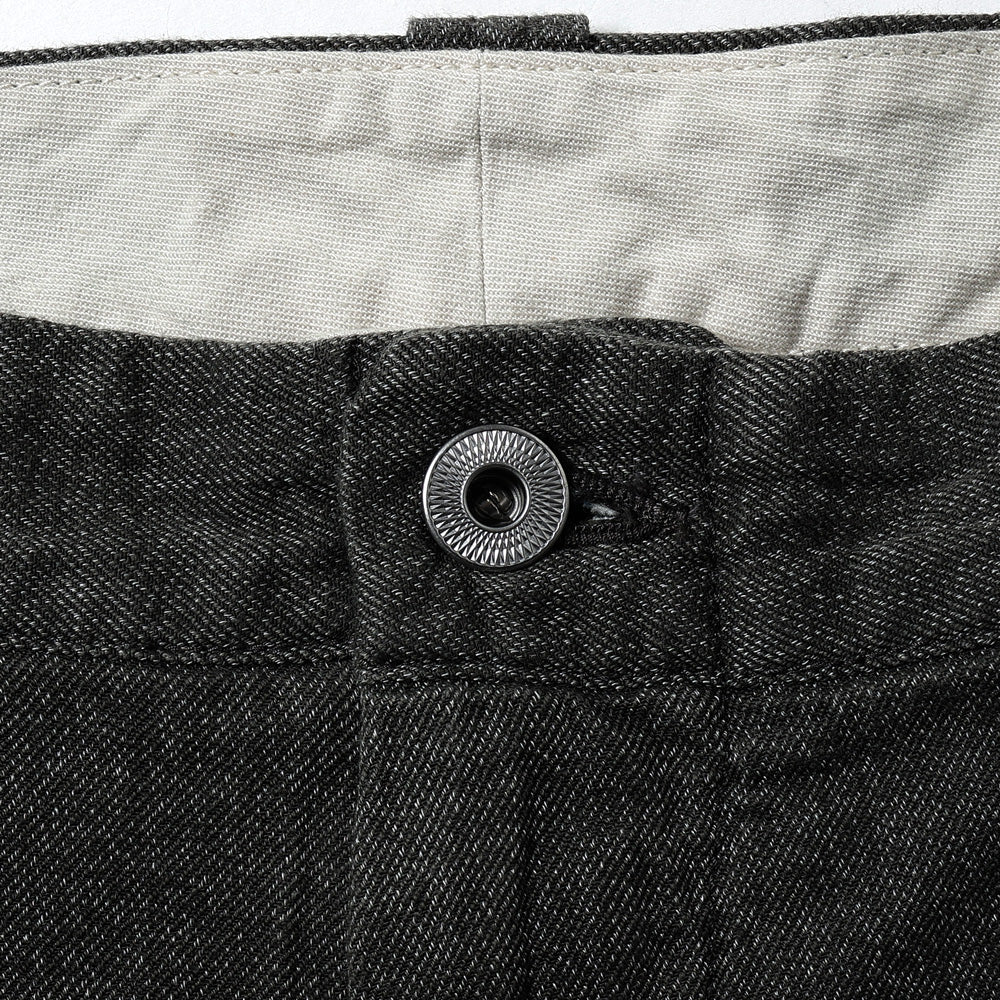 A.PRESSE (ア プレッセ) Vintage Black Chambray Work Pants 26SAP-04