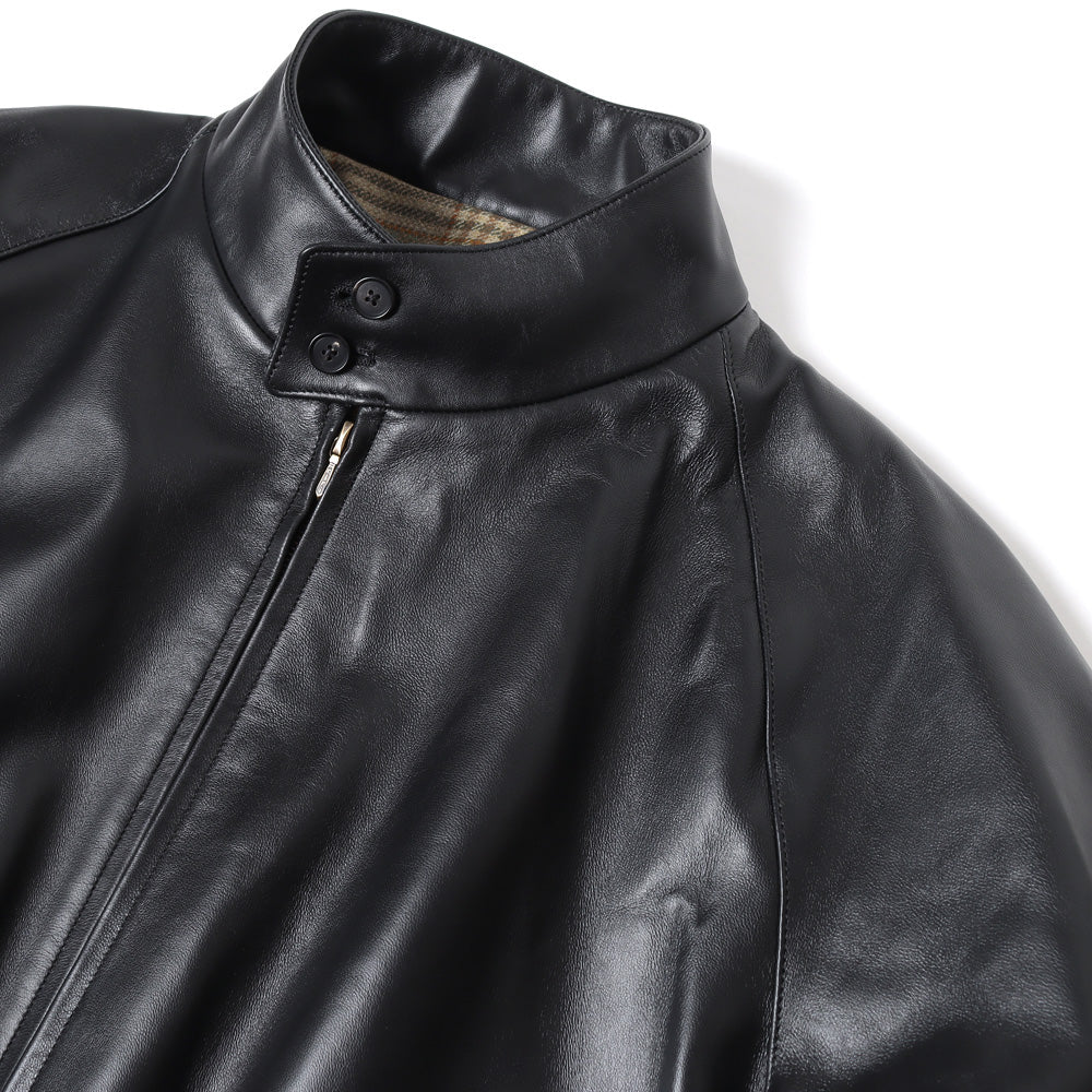 Leather Harrington Jacket