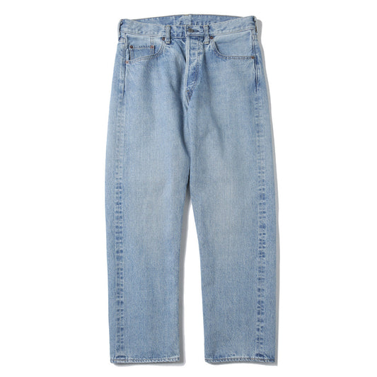 Washed Denim Pants