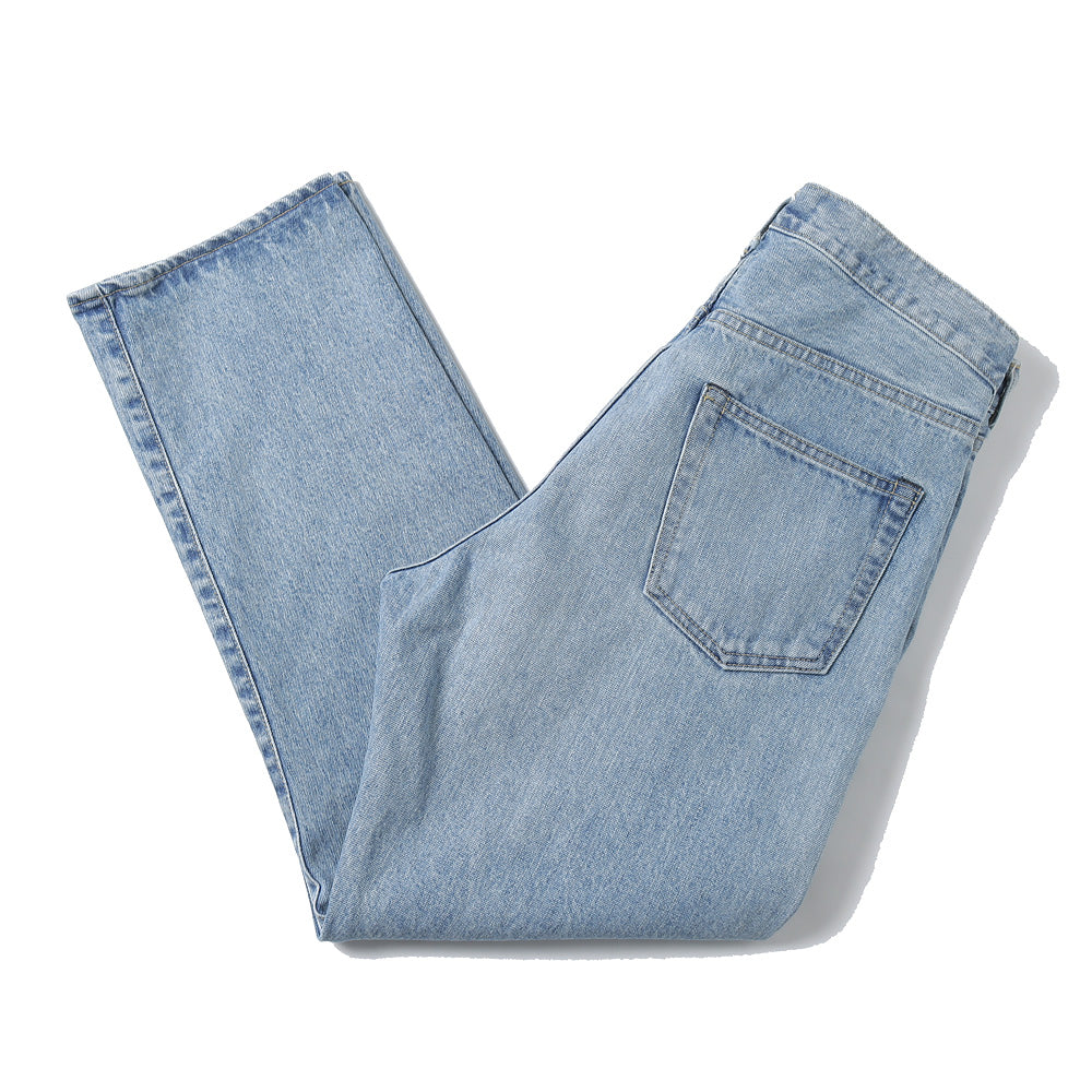 Washed Denim Pants