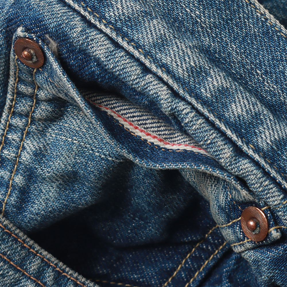 No.22 Washed Wide Denim Pants