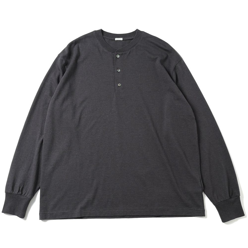 Cashmere Blend L/S Henley Neck Shirt