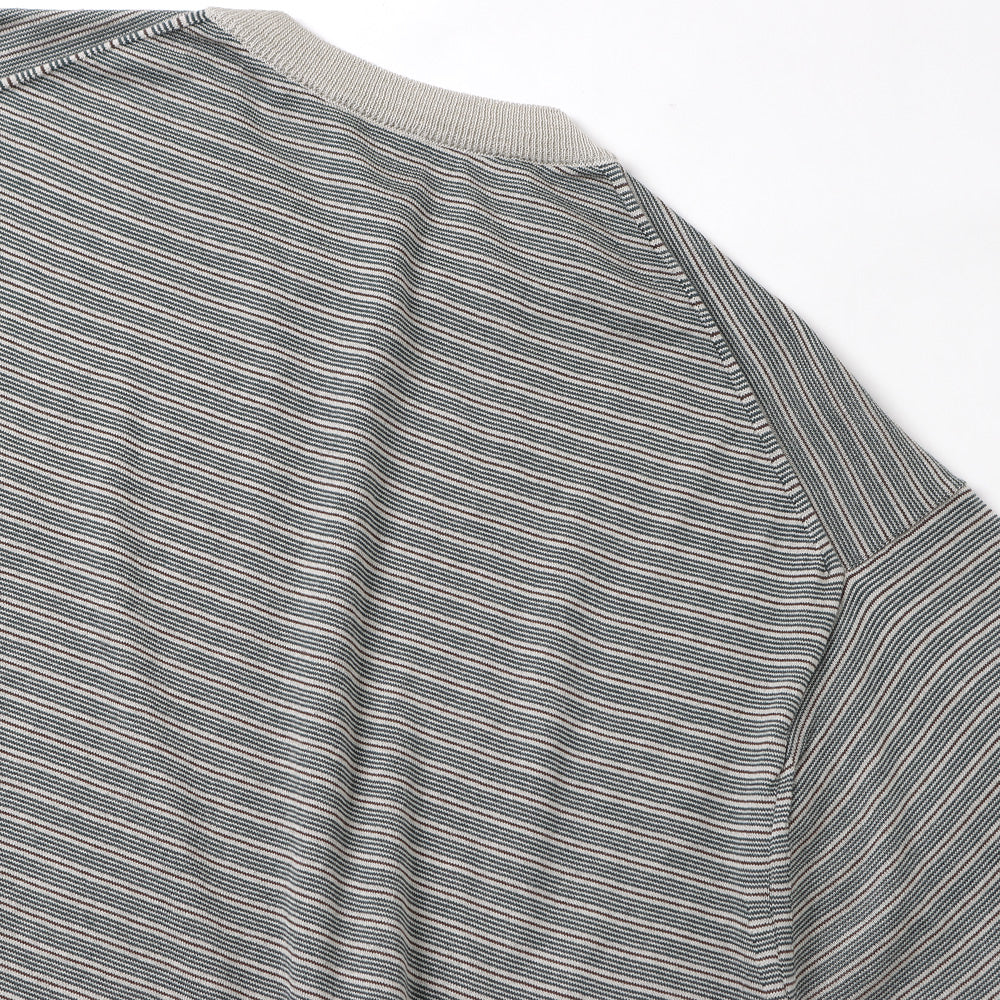 High Gauge S/S Striped T-Shirt