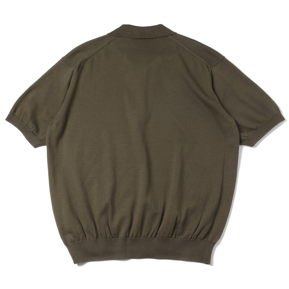 A.PRESSE (ア プレッセ) Cotton Knit S/S Polo Shirts 24SAP-03-09K 