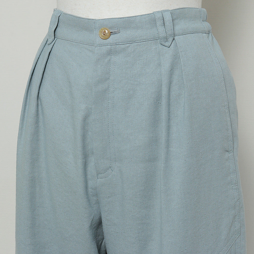 SILK NEP TAPERD PANTS