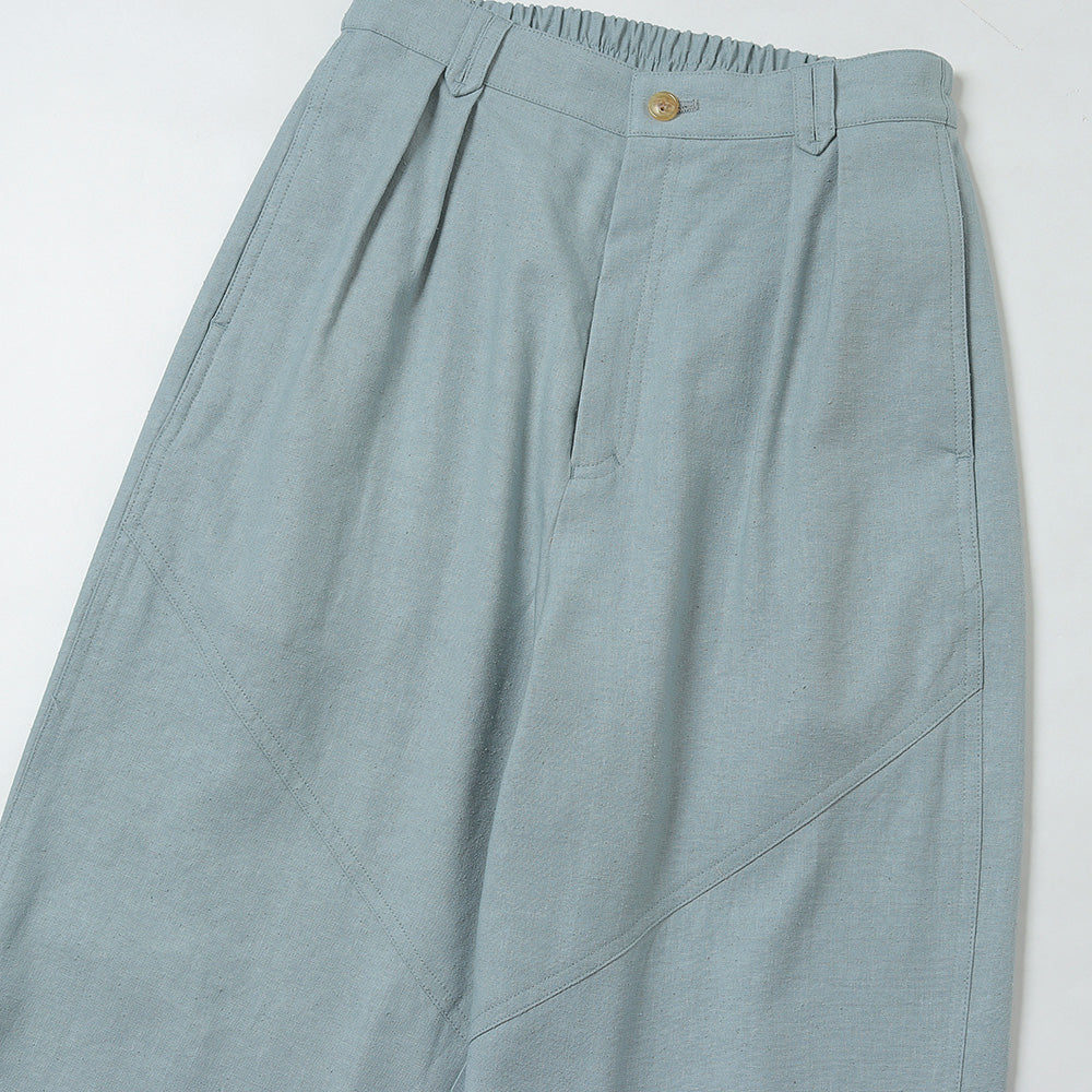 SILK NEP TAPERD PANTS