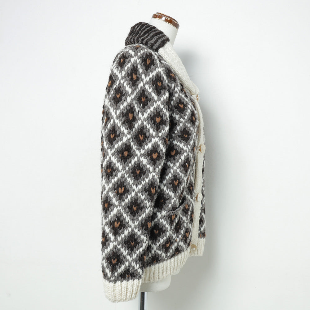 archi(アーキ) PERU HAND KNIT CARDIGAN AW25-E1 (AW25-E1) | archi