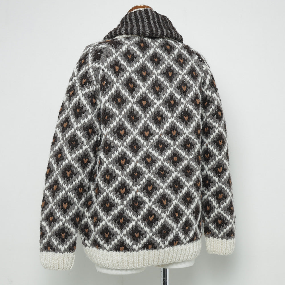 archi(アーキ) PERU HAND KNIT CARDIGAN AW25-E1 (AW25-E1) | archi