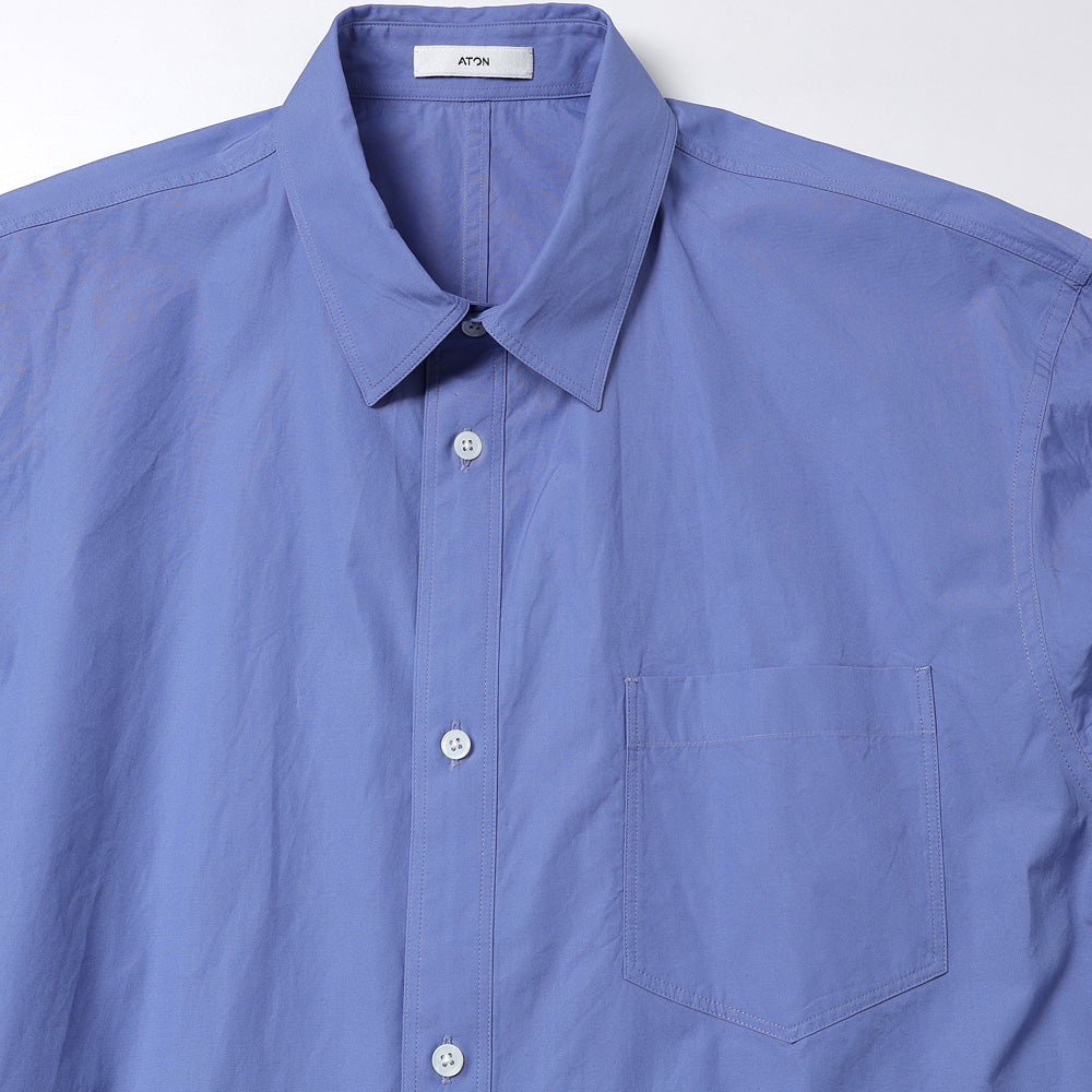 ATON) SUVIN BROAD WASHED SHIRT (BLAGLM0004) | ATON / シャツ (MEN
