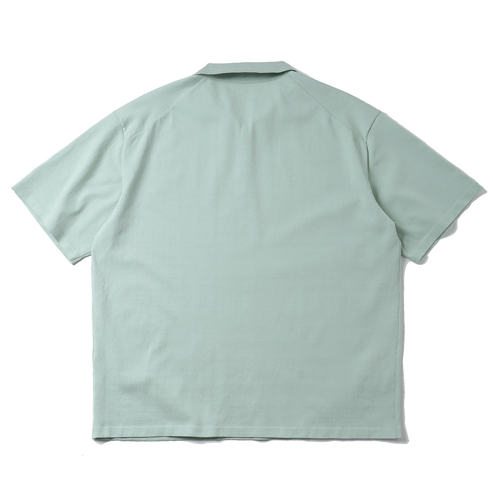 ATON) FRESCA KNIT POLO SWEATER (KRAGSM0401) | ATON / Shirt