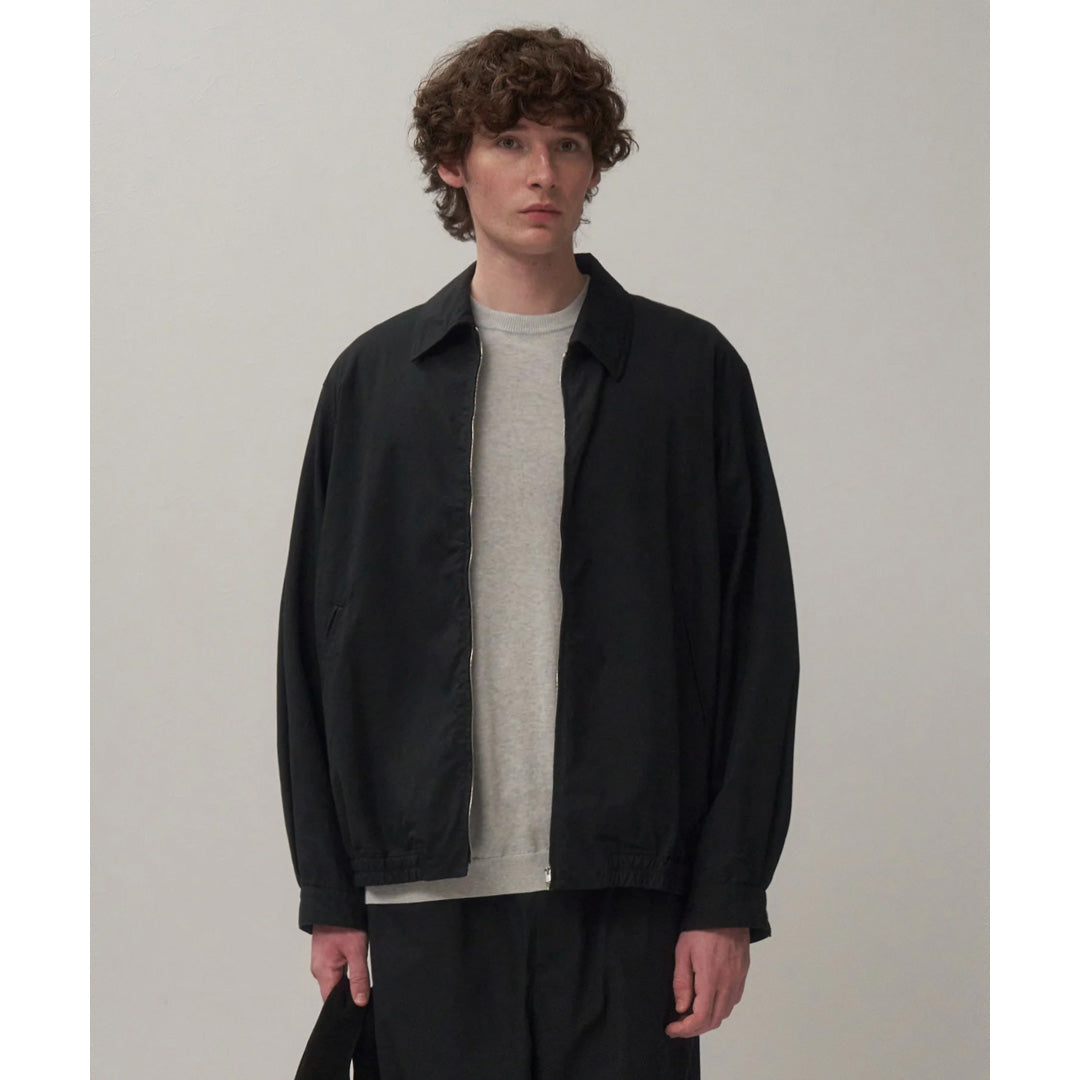 ATON) LIGHT TC GABARDINE WASHED HARRINGTON JACKET (JKAGLM0101